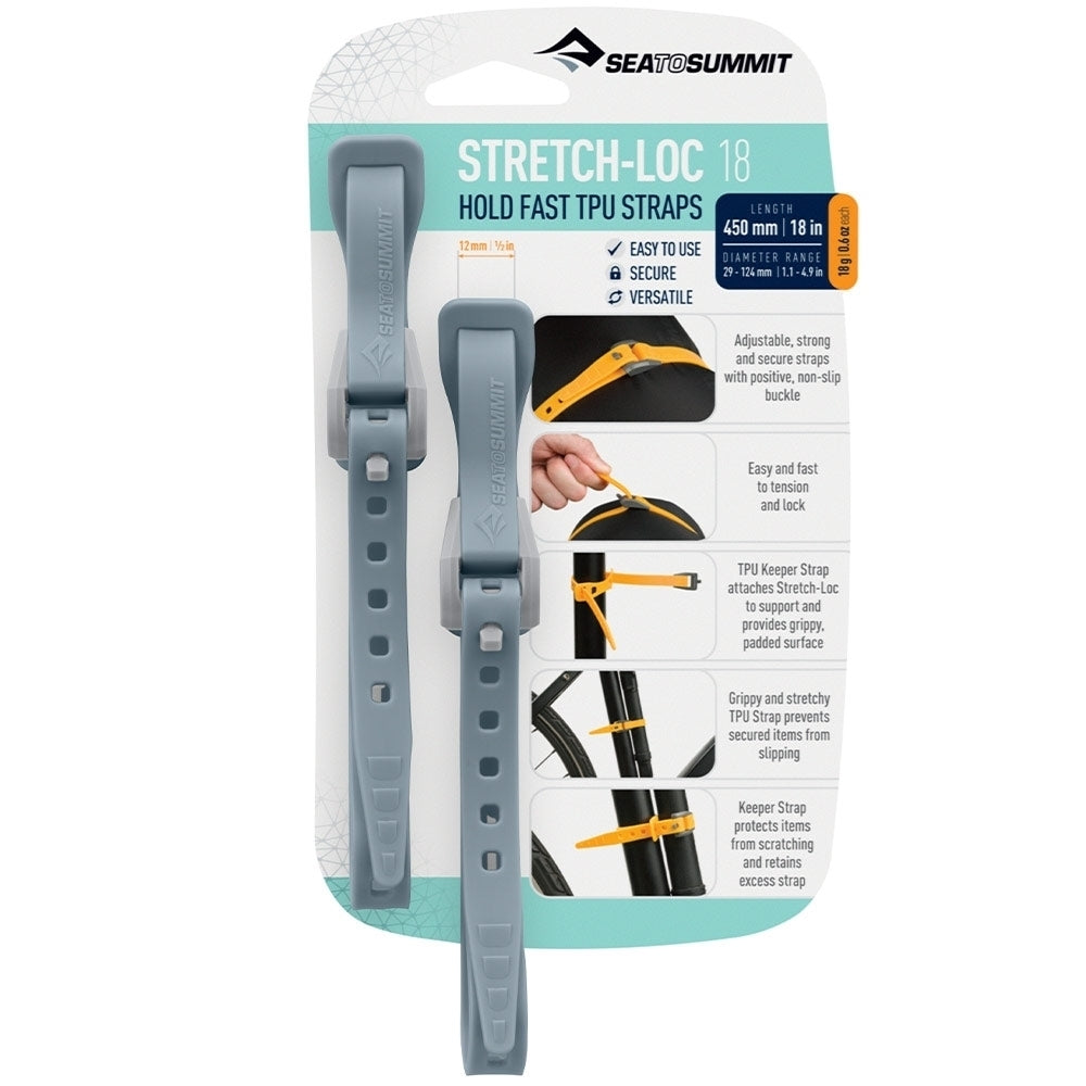 Accessoire de sac Stretch-Loc TPU Straps 18" x 1/2" (2 packs)