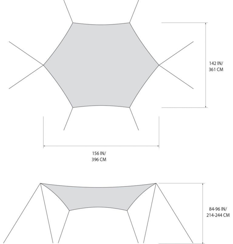 Abri Camp Awn Shelter