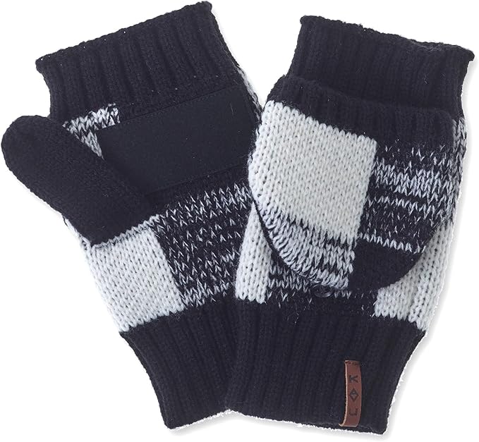 Buttoned Mittens - Women