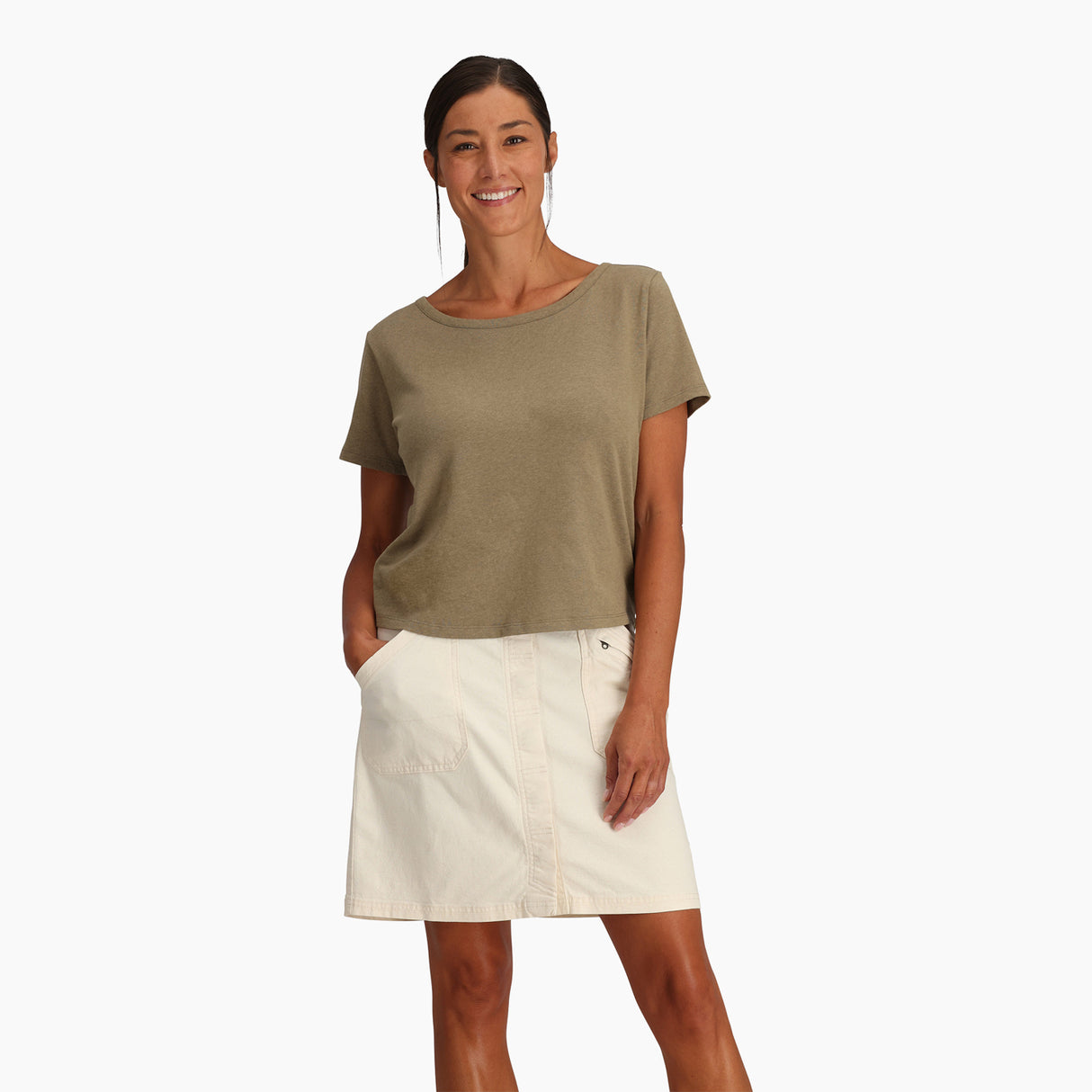 Basecamp Boxy Tee - Femme