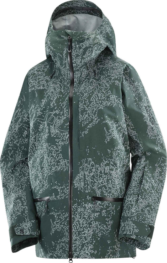 Absolute 3L Print Shell Coat - Women
