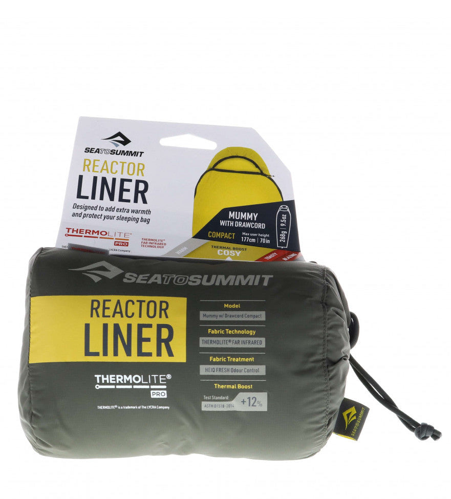 Reactor Sleeping Bag Liner - Mummy Compact