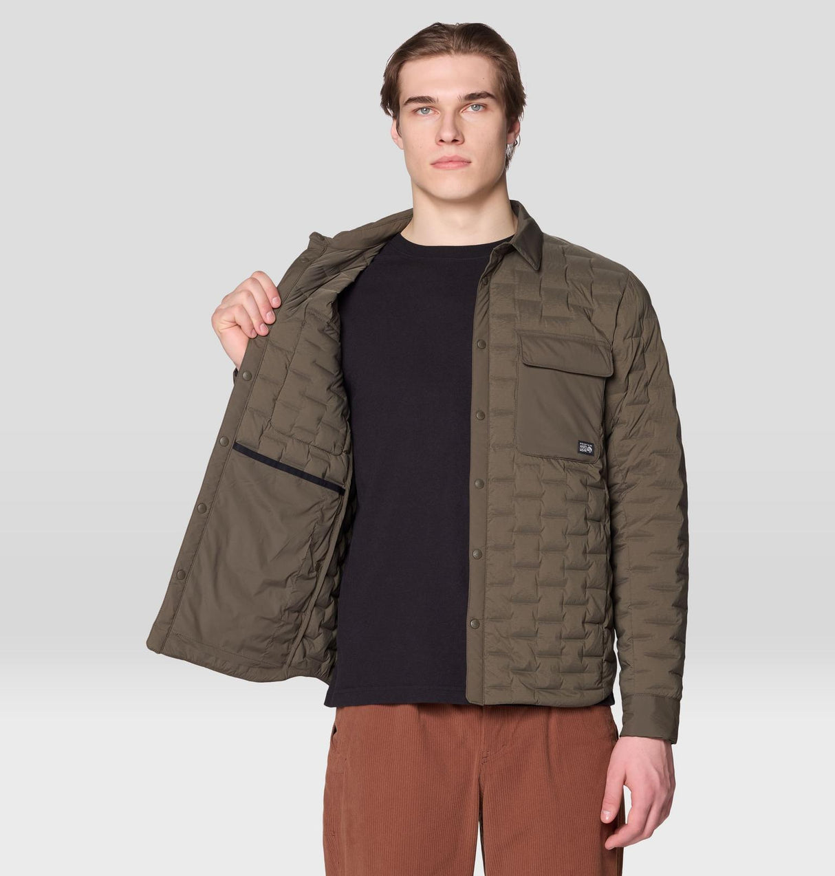 Men's Stretchdown Light Quilted Shacket