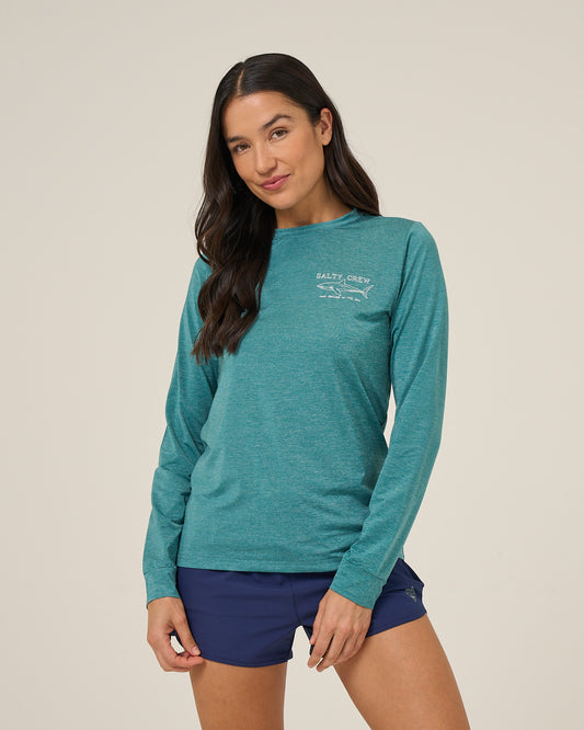 Chandail manches longues Shark Anatomy Sunshirt - Femme