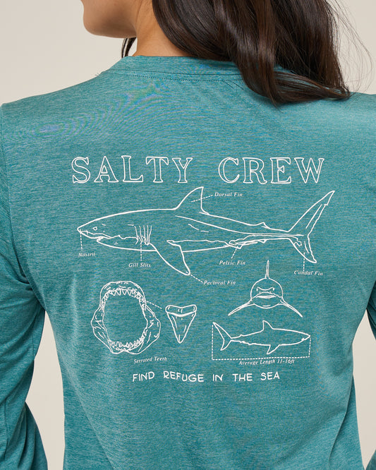 Chandail manches longues Shark Anatomy Sunshirt - Femme