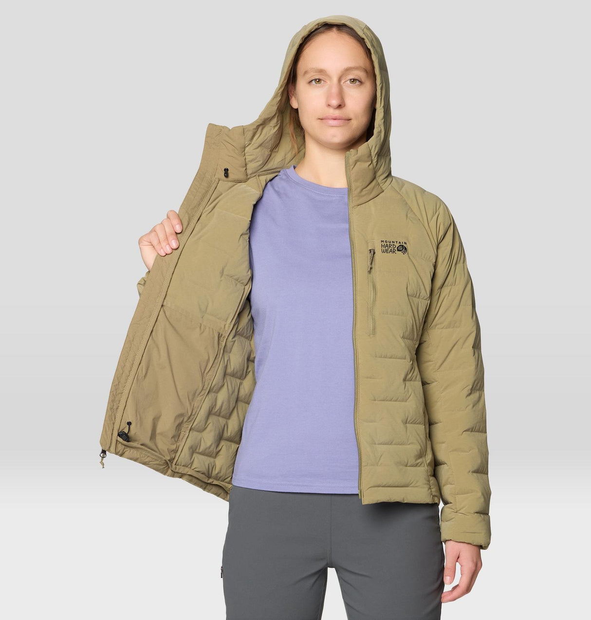 Stretchdown Quilted Coat - Women