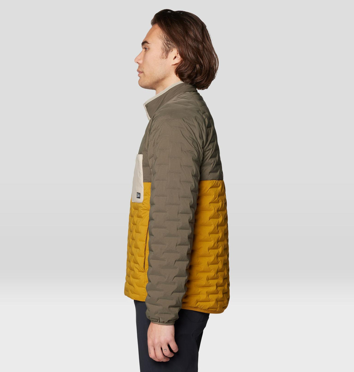 Men's Stretchdown Light Snap Neck Jacket