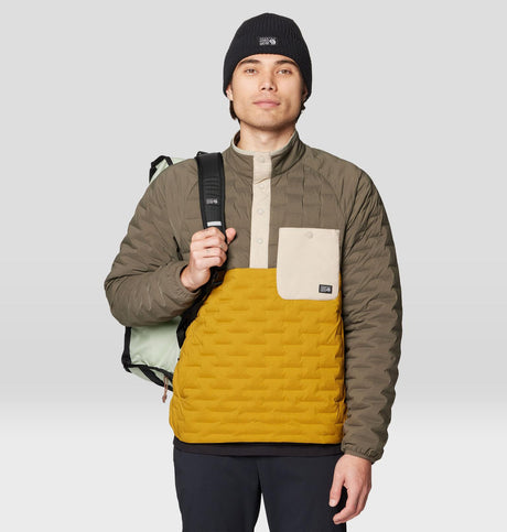 Men's Stretchdown Light Snap Neck Jacket