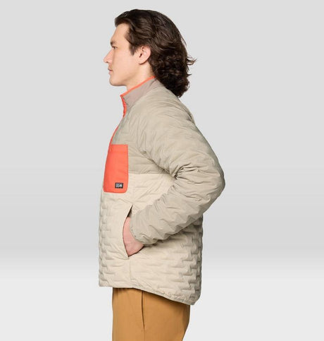 Men's Stretchdown Light Snap Neck Jacket