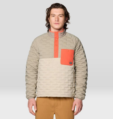 Men's Stretchdown Light Snap Neck Jacket