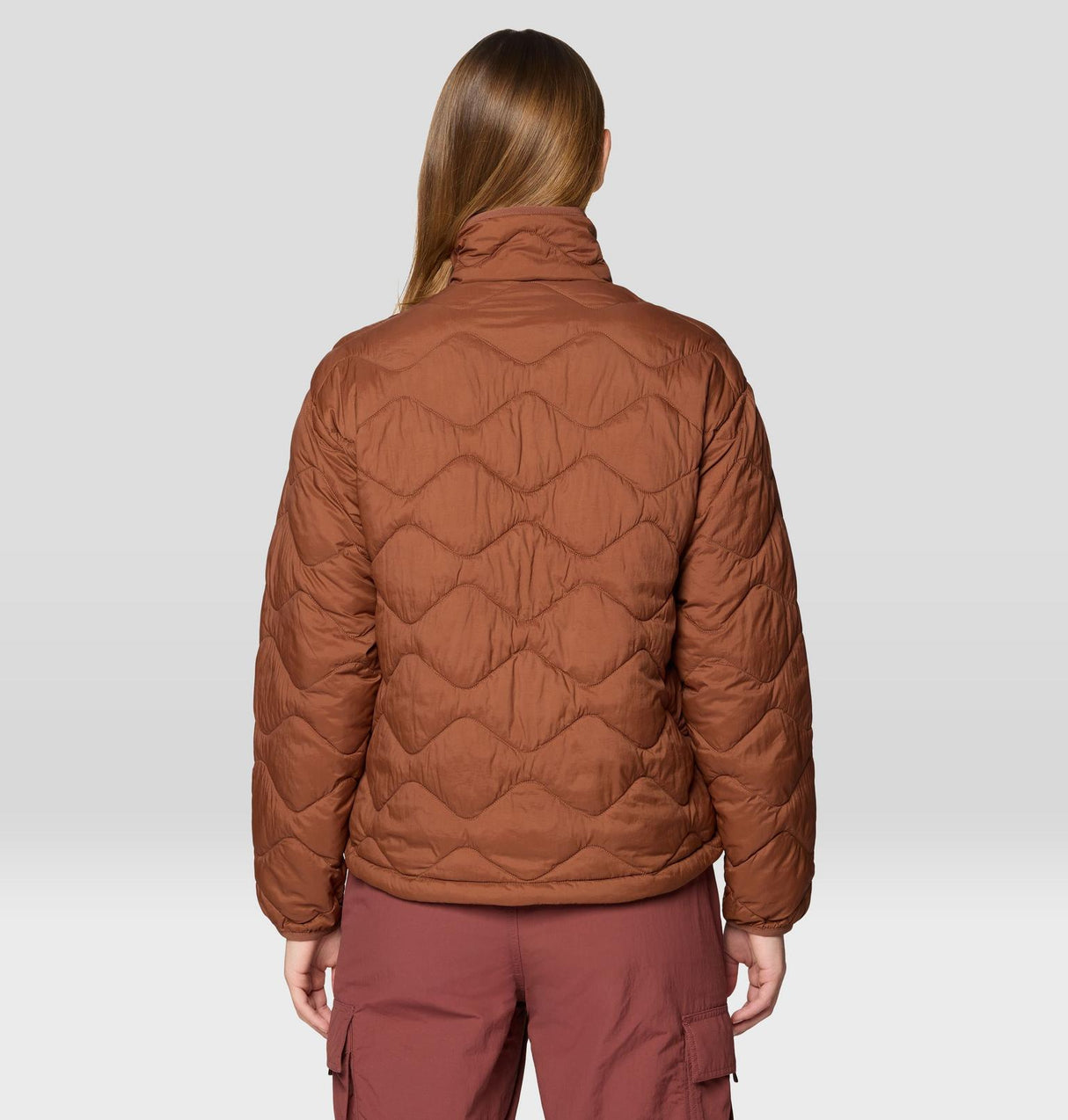 Manteau matelassé Seek Out Snap Neck Pullover - Femme