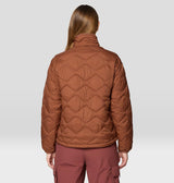 Manteau matelassé Seek Out Snap Neck Pullover - Femme