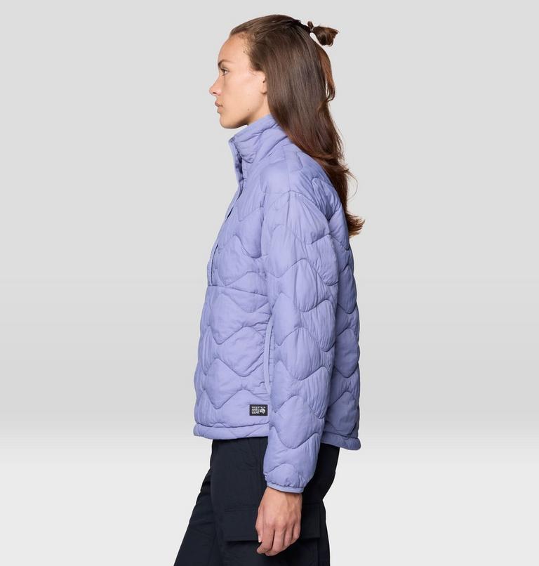 Manteau matelassé Seek Out Snap Neck Pullover - Femme