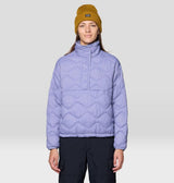 Manteau matelassé Seek Out Snap Neck Pullover - Femme