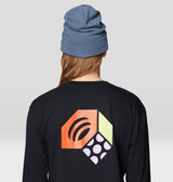 Chandail manches longues Tri-Color Logo Crop - Femme