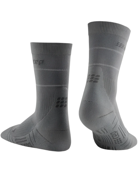 Reflective Mid Running Socks - Men's