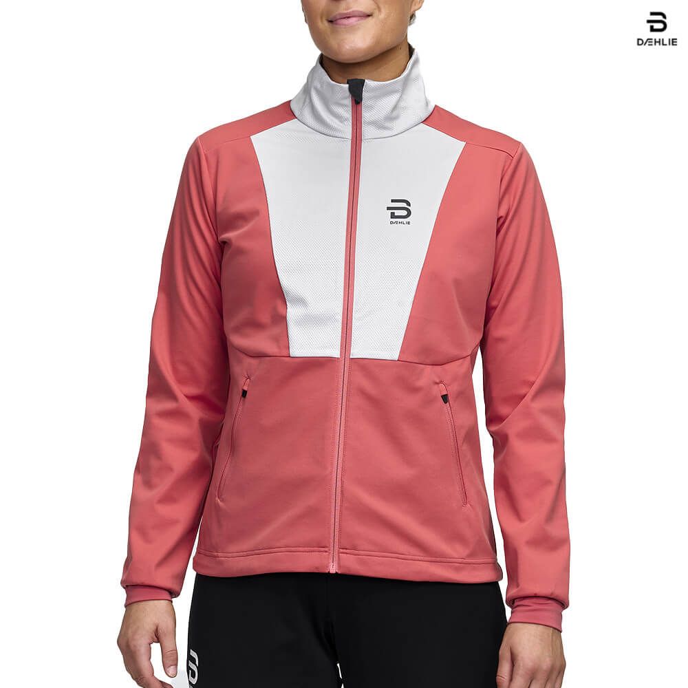 Veste Femme Post Card Demi-zip Rouge Taille S - Coupe Athlétique, Occasion Bon état