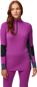 Couche de base manche longue Merinomix Active Zip - Femme