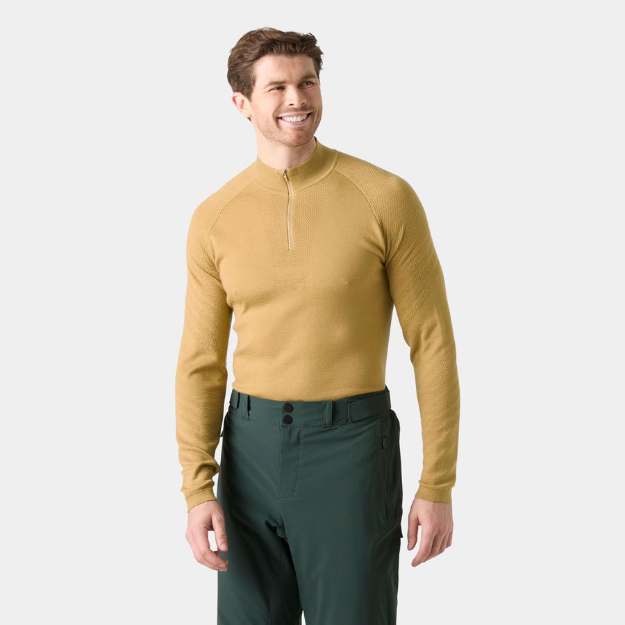 Couche de base LS demi-glissière Lifa Merino Knitevo - Homme