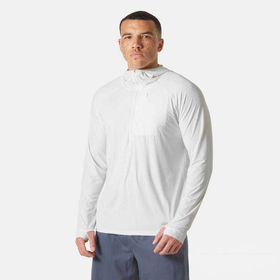 Chandail manches longues à capuchon demi-glissière Shine Sun - Homme