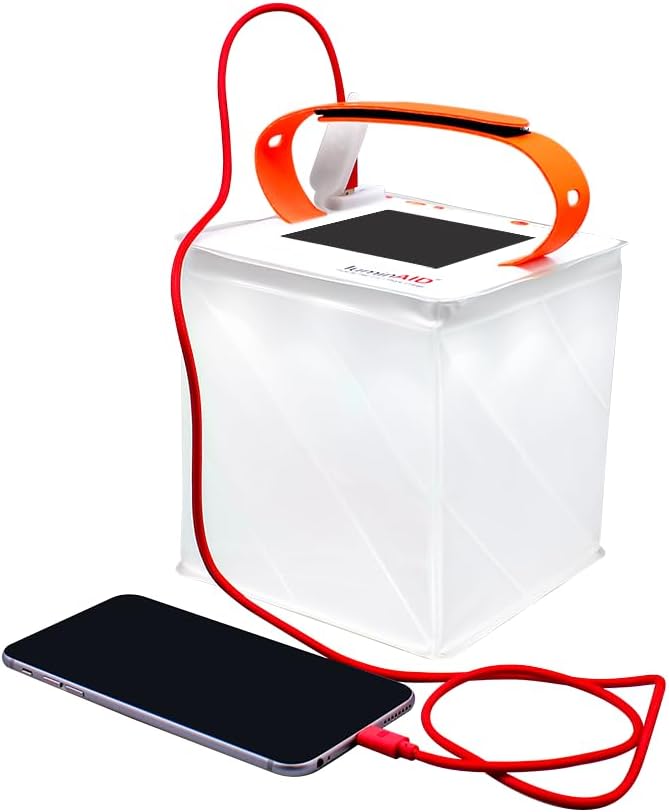 Lanterne solaire LuminAID Max avec chargeur de téléphone