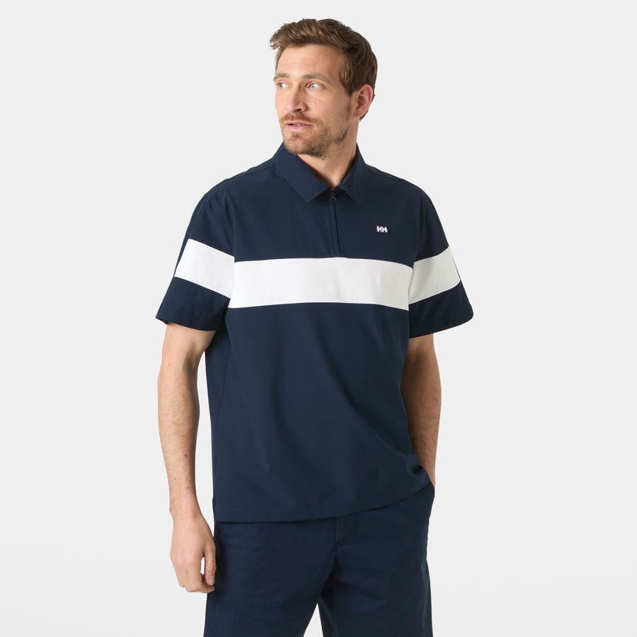 Chemise SS demi-glissière Levante Qd - Homme