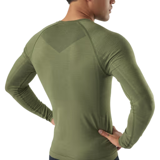 Intraknit As Crew Long-Sleeve Shirt - Men