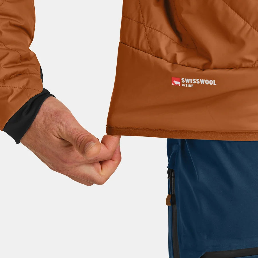 Manteau matelassé Swisswool Piz Boè - Homme