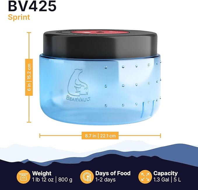 Bv425 Sprint Bear Resistant Food Canister