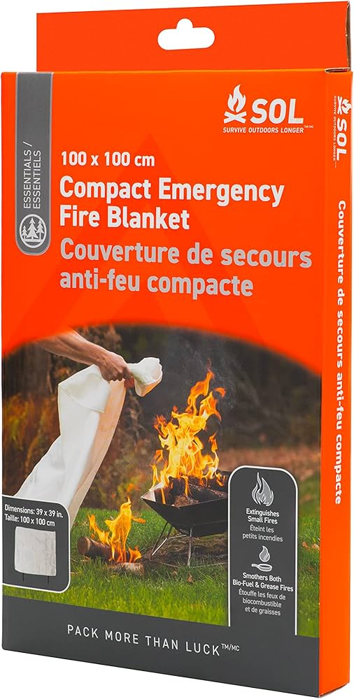 Emergency Fire Blanket Compact