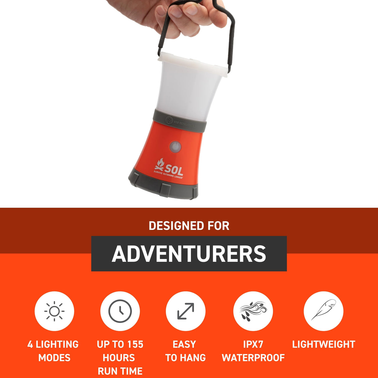 Rechargeable Floating Lantern With Power Bank