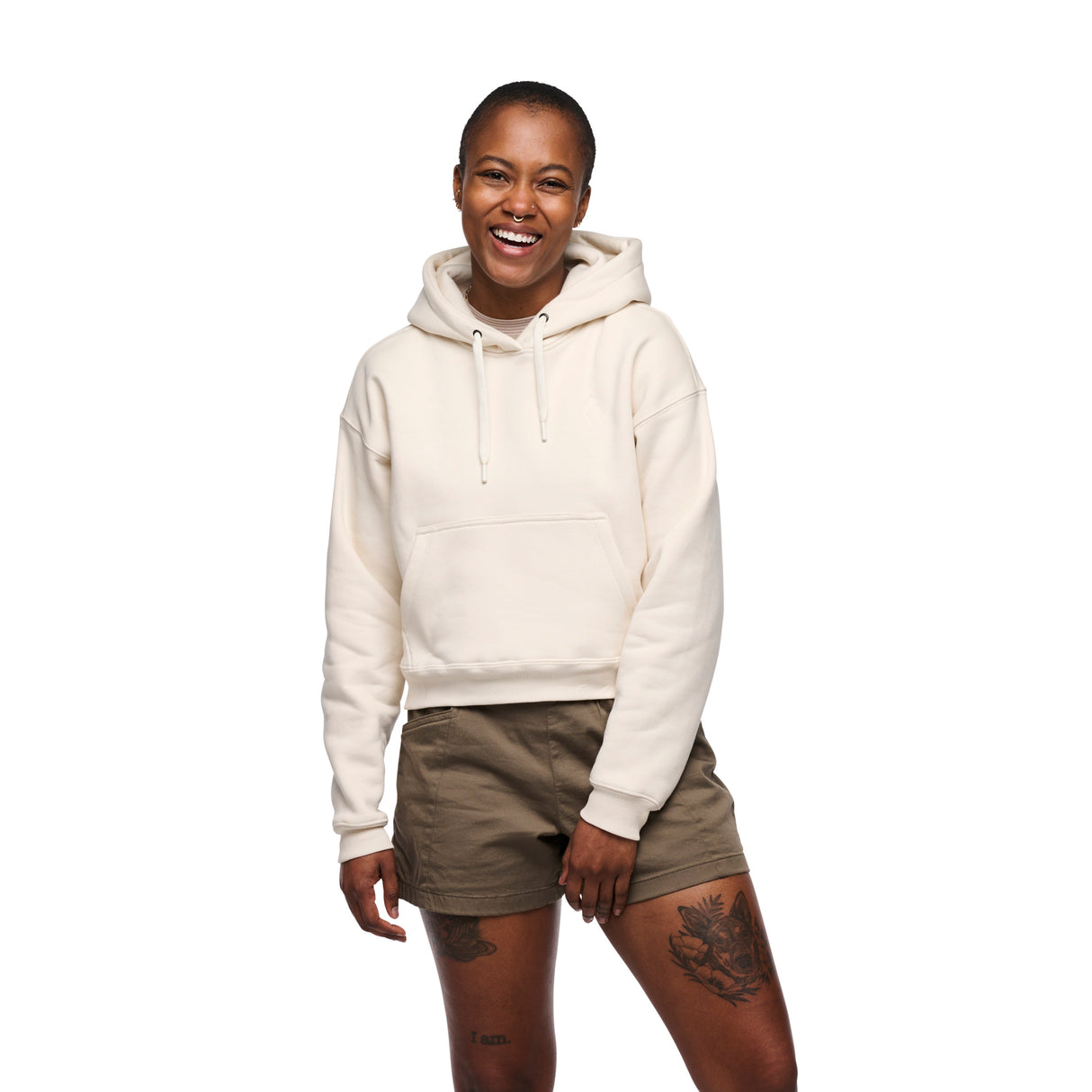 Hoodie Crop - Femme
