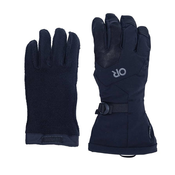 Gants D'alpinisme Femme Outdoor Research Arete, Taille L, Noirs, Imperméables, Occasion