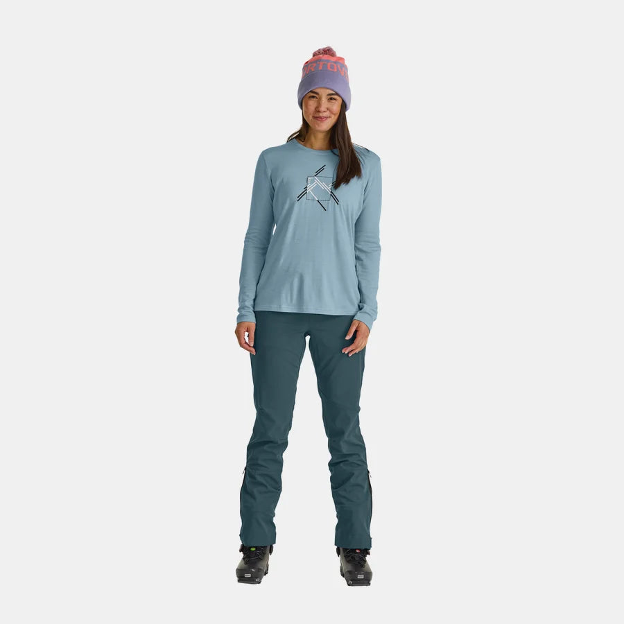 Chandail manches longues 185 Merino Mtn Cutout - Femme