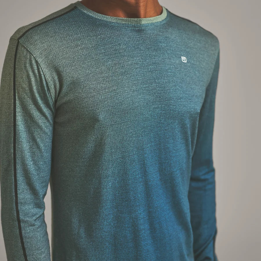 Couche de base LS 185 Rock'N'Wool Print - Homme
