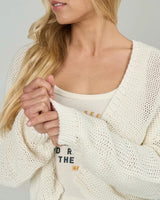 Chandail manches longues Navigator Cardigan - Femme