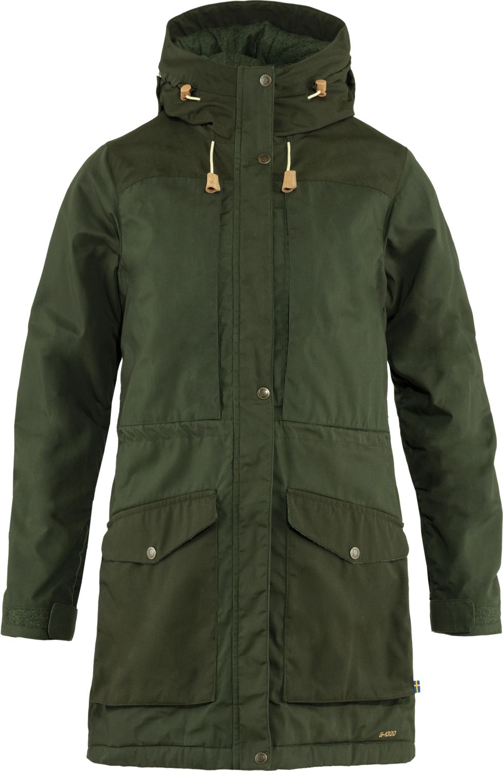 Singi Wool Padded Parka Winter Coat - Women