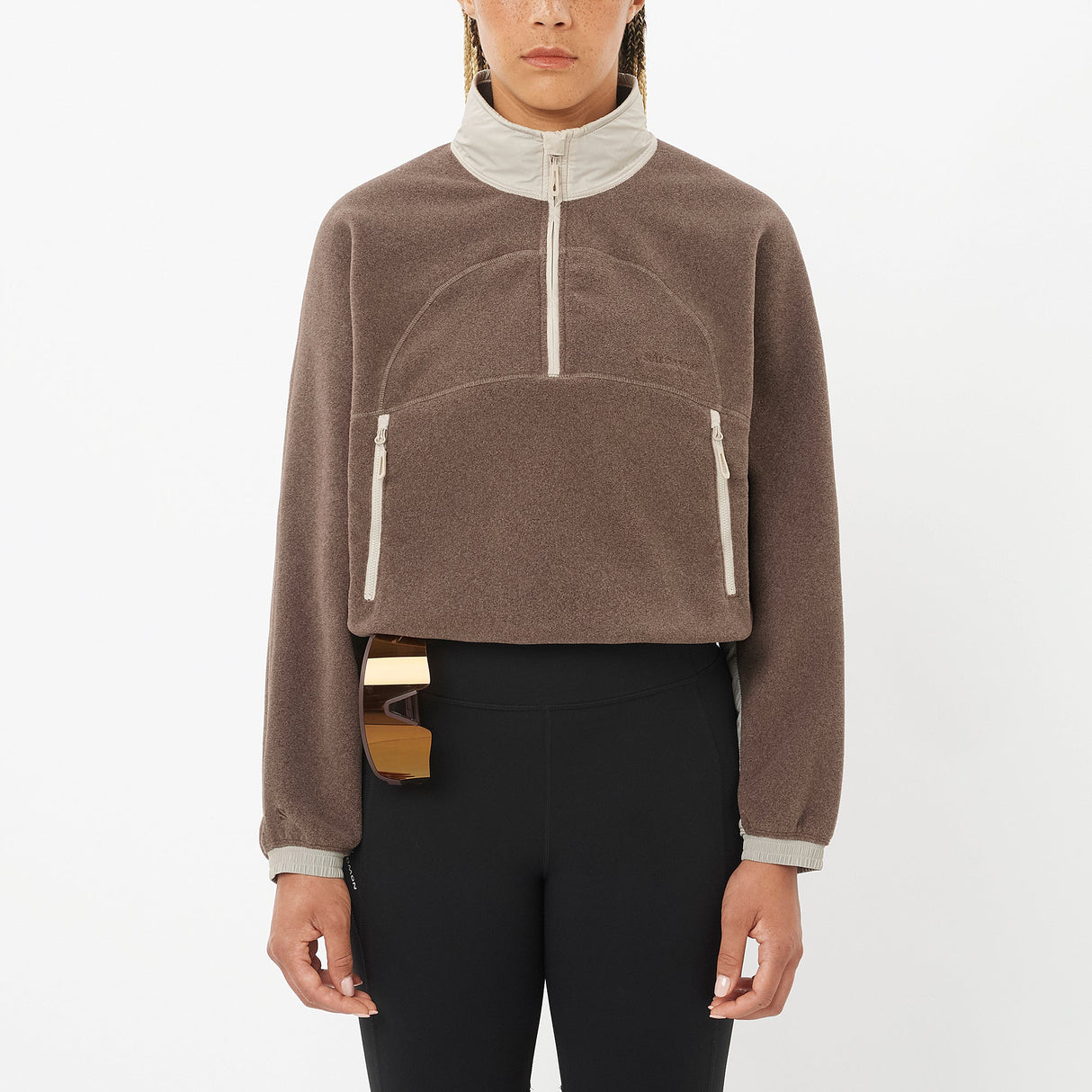 Couche intermédiaire Chroma Fleece Crop Hz - Femme