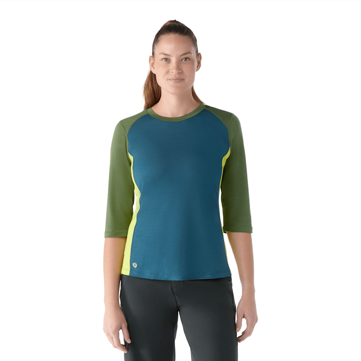 T-Shirt Manche Longue  Ultralite Mountain Bike 3/4 - Femme