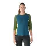 T-Shirt Manche Longue  Ultralite Mountain Bike 3/4 - Femme