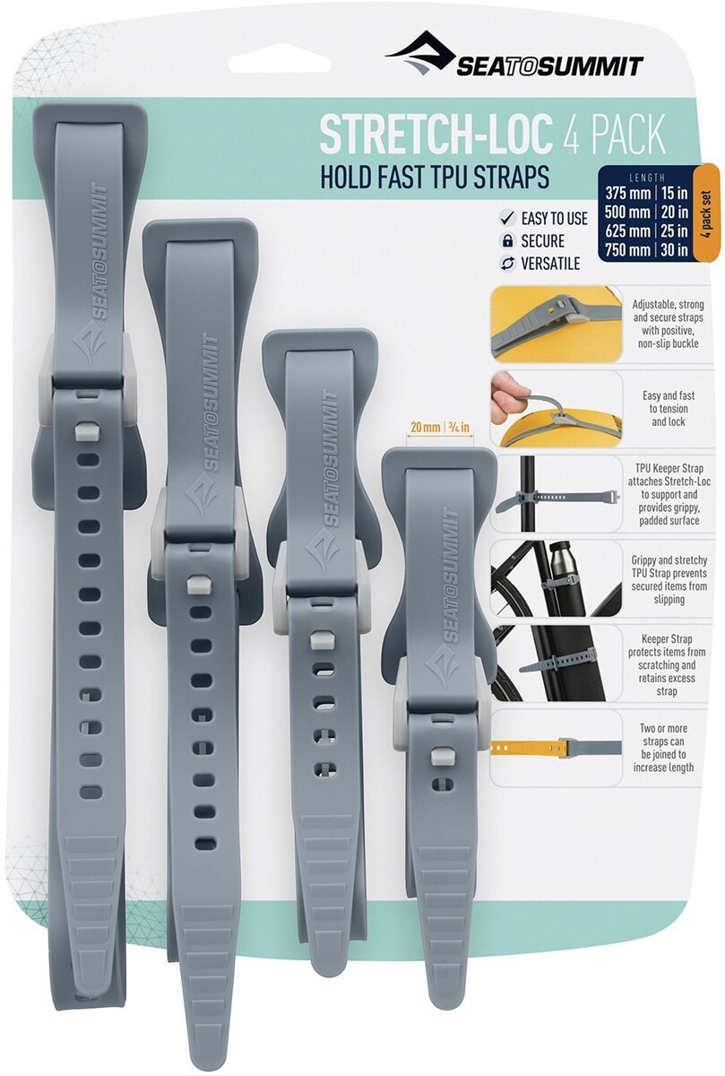 Accessoire de sac Stretch-Loc TPU Straps (4 packs)