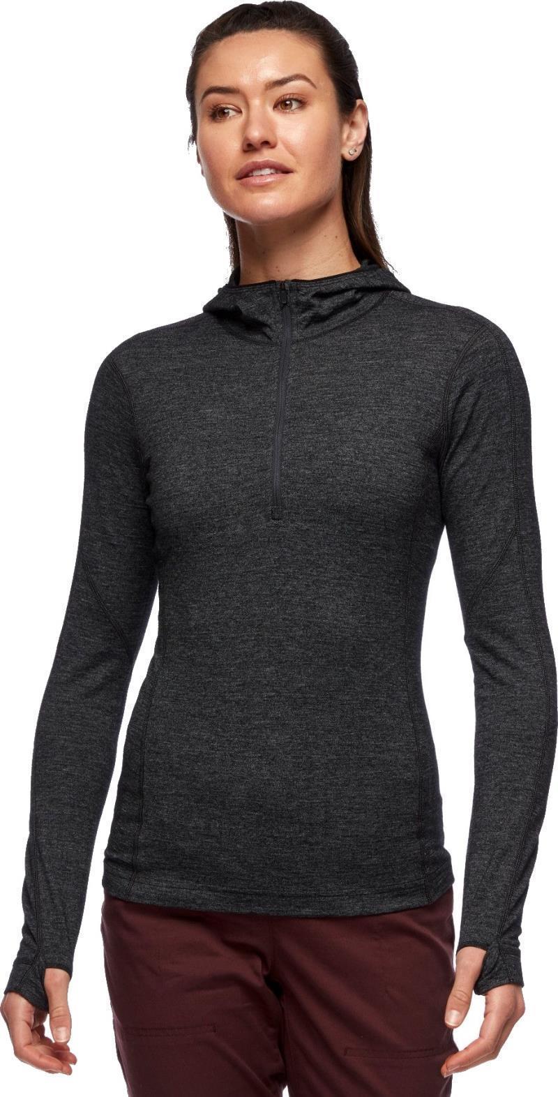 Solution 150 Merino Baselayer Quarter Zip Hoody Sweater - Women's