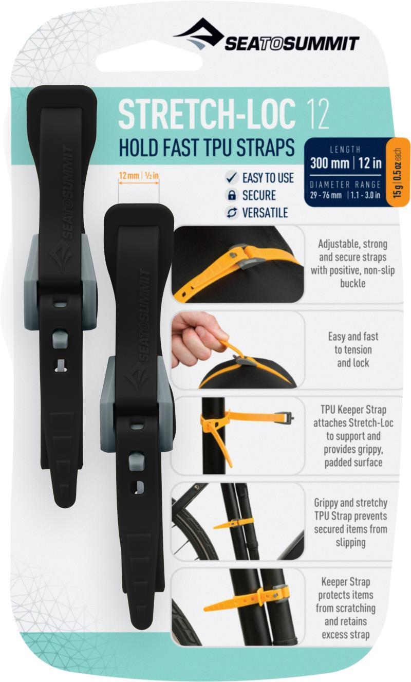 Accessoire de sac Stretch-Loc TPU Straps 12" x 1/2" (2 packs)