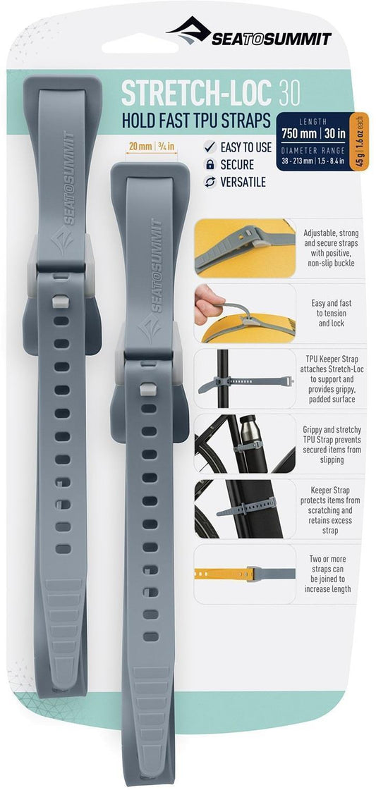 Accessoire de sac Stretch-Loc TPU Straps 30" x 3/4" (2 packs)