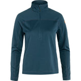 Couche intermédiaire Abikso Lite Fleece HZ - Femme