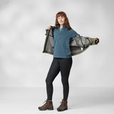 Couche intermédiaire Abikso Lite Fleece HZ - Femme