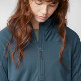 Couche intermédiaire Abikso Lite Fleece HZ - Femme