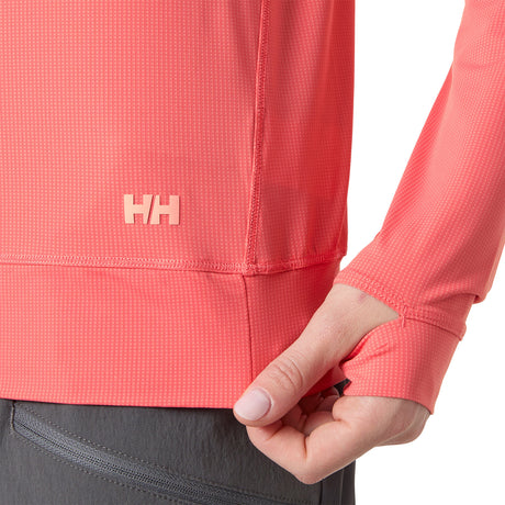 Shine Solen Hooded Half Zip Long Sleeve Shirt - Women's