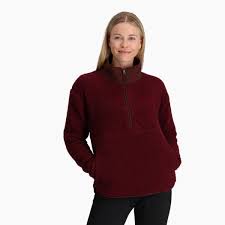 Couche intermédiaire Urbanesque Sherpa 1/2 Zip - Femme