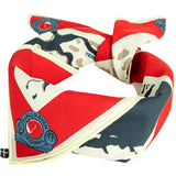 Foulard Carte Suede